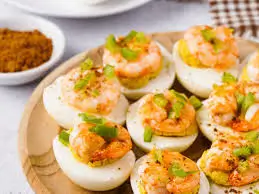 Shrimp Deviled Eggs