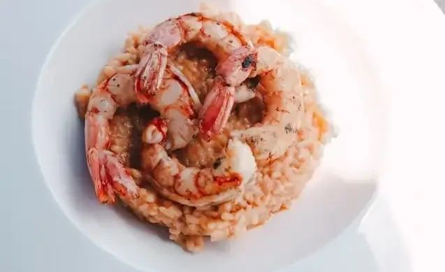 5 Prawns with Chips/Rice/Salad